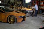 BMW i8 Austin Mahone Rusted by MetroWrapz on Vossen Wheels (VPS-305T) 2016 года